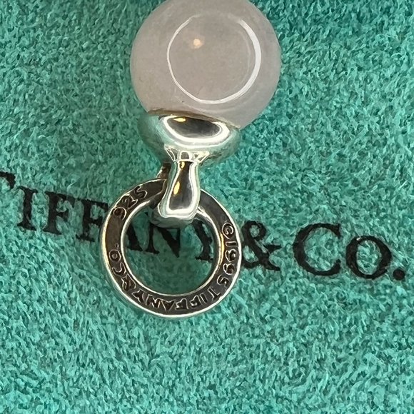 Tiffany & Co. Silver Fascination Pink Quartz Ball Charm - Picture 10 of 10